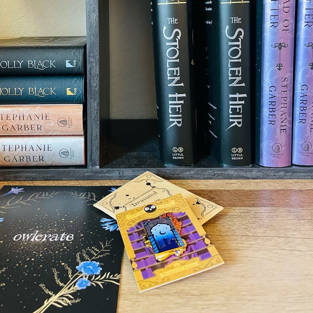Owlcrate Exclusive Treasured Tomes Enamel Pin